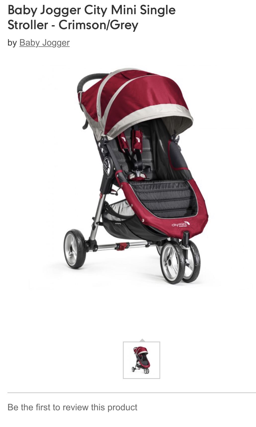 mothercare baby jogger