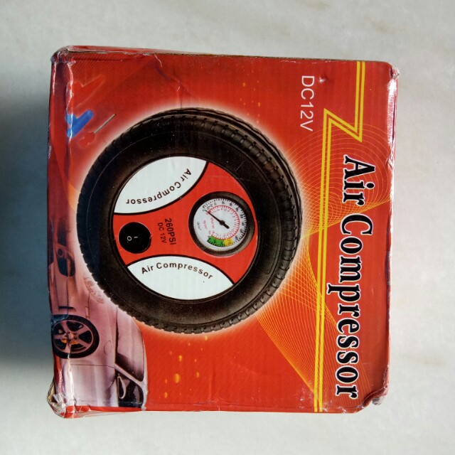 Car electric tire air pressure pump, Car Accessories on Carousell