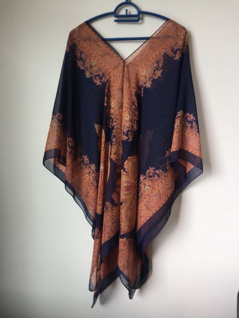 Blouse kaftan on sale chiffon