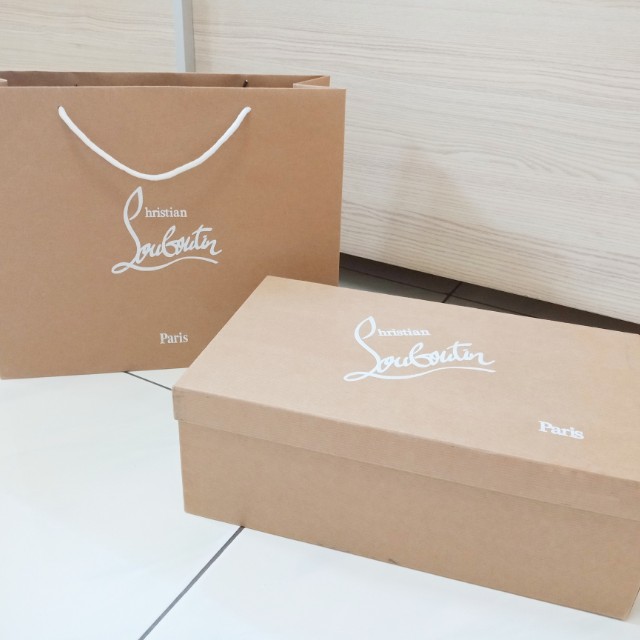 louboutin paper bag shoes