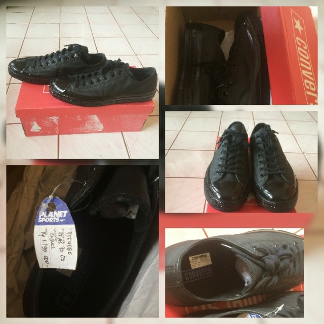 converse 70s mono black leather