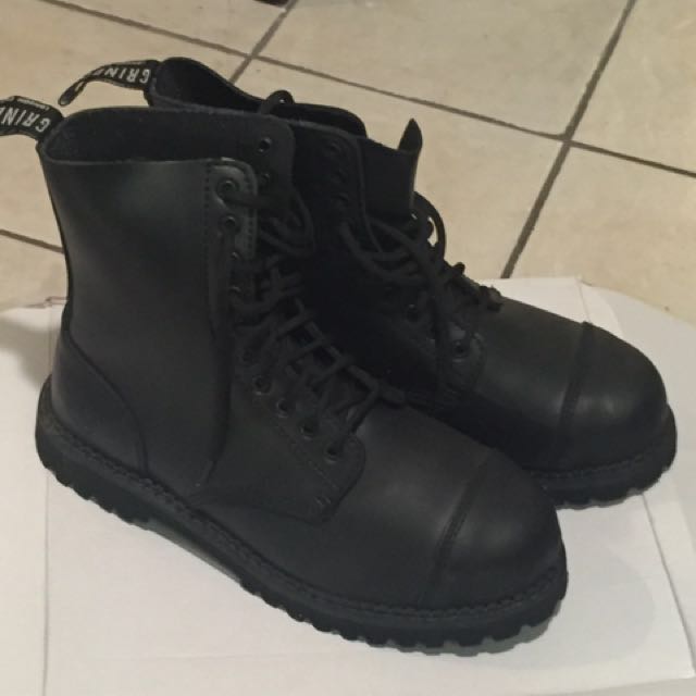 Grinders Stag Combat boots Men s Fashion Footwear on Carousell