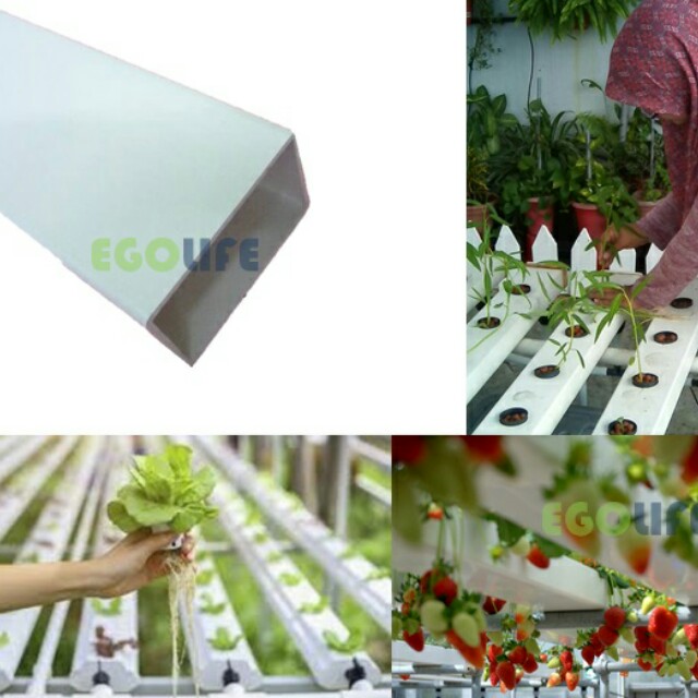 Hydroponic Pvc Pipe Pvc Square Tube Farm Garden Water Irrigation