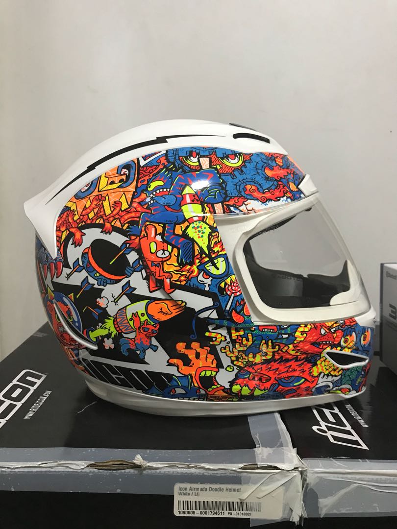 Icon airmada shop doodle helmet