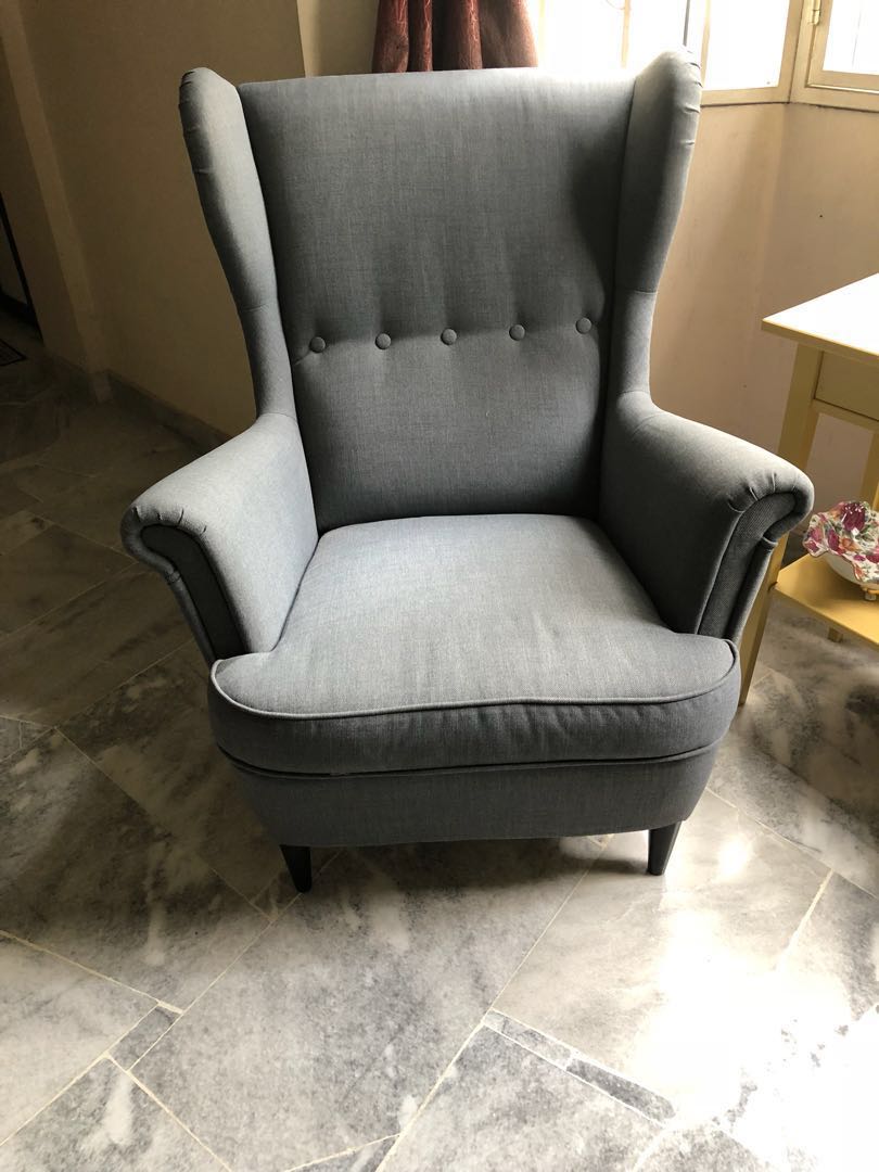 Ikea Wing Chair Home Furniture Furniture On Carousell