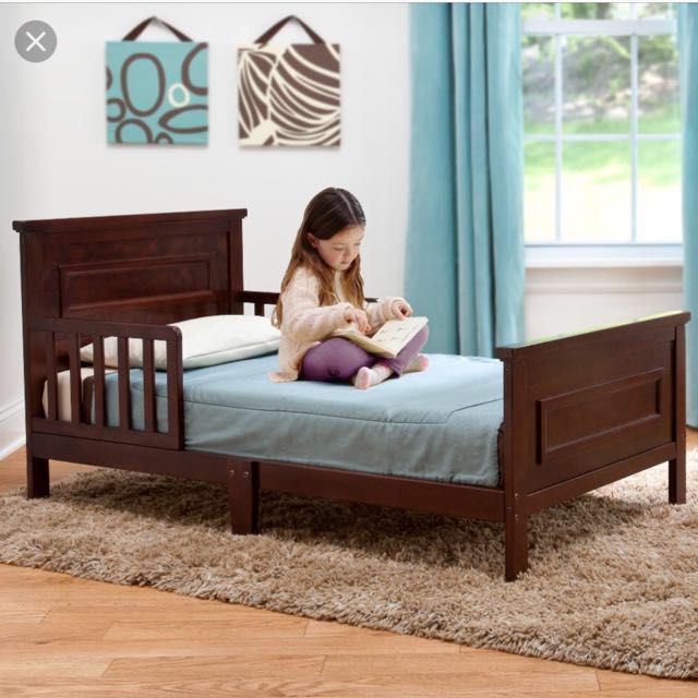 KidsRUs classic toddler bed espresso Babies Kids Baby Nursery Kids Furniture Childrens Beds on Carousell