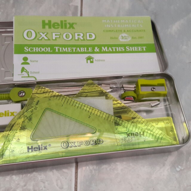  limited edition helix oxford set of mathematical instruments hobbies