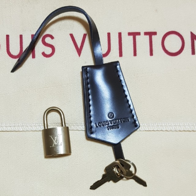 LV Alma's BB padlock & keys with keybell., Women's Fashion, Bags