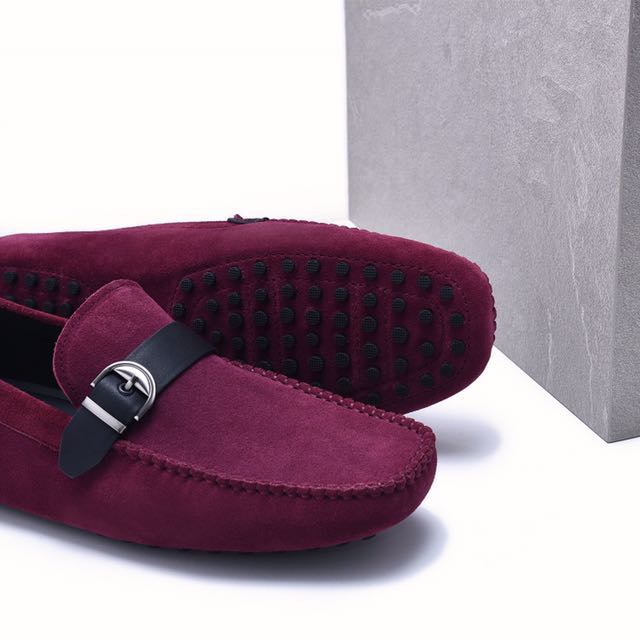 Maroon moccasins outlet