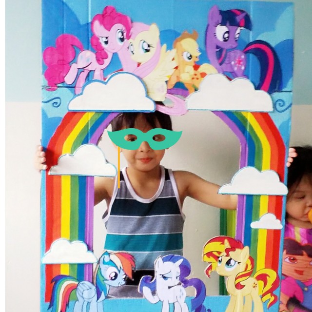 My Little Pony Photobooth Frame 100 Handmade, Babies & Kids, Babies