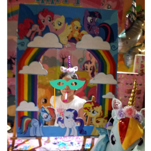 My Little Pony Photobooth Frame 100 Handmade, Babies & Kids, Babies