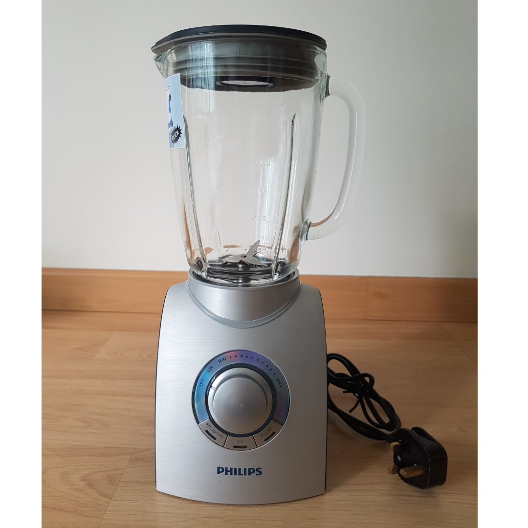 Philips Aluminium Collection Blender HR2094/00 750 W 2 L glass jar with filter Variable speed, TV & Appliances, Kitchen Appliances, Juicers, Blenders & Grinders on Carousell