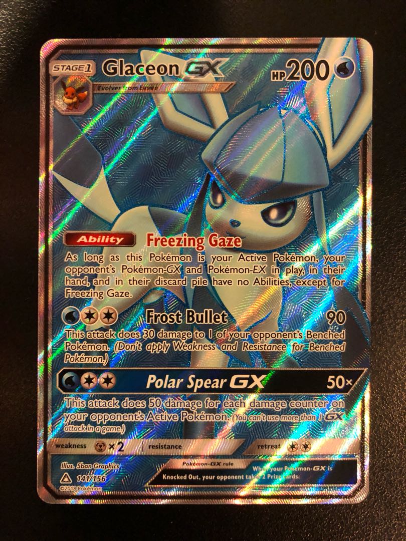 Pokemon Ultra Prism Glaceon Gx Full Art Toys Games Board Games Cards On Carousell Trollandtoad has a large selection of pokemon singles. carousell