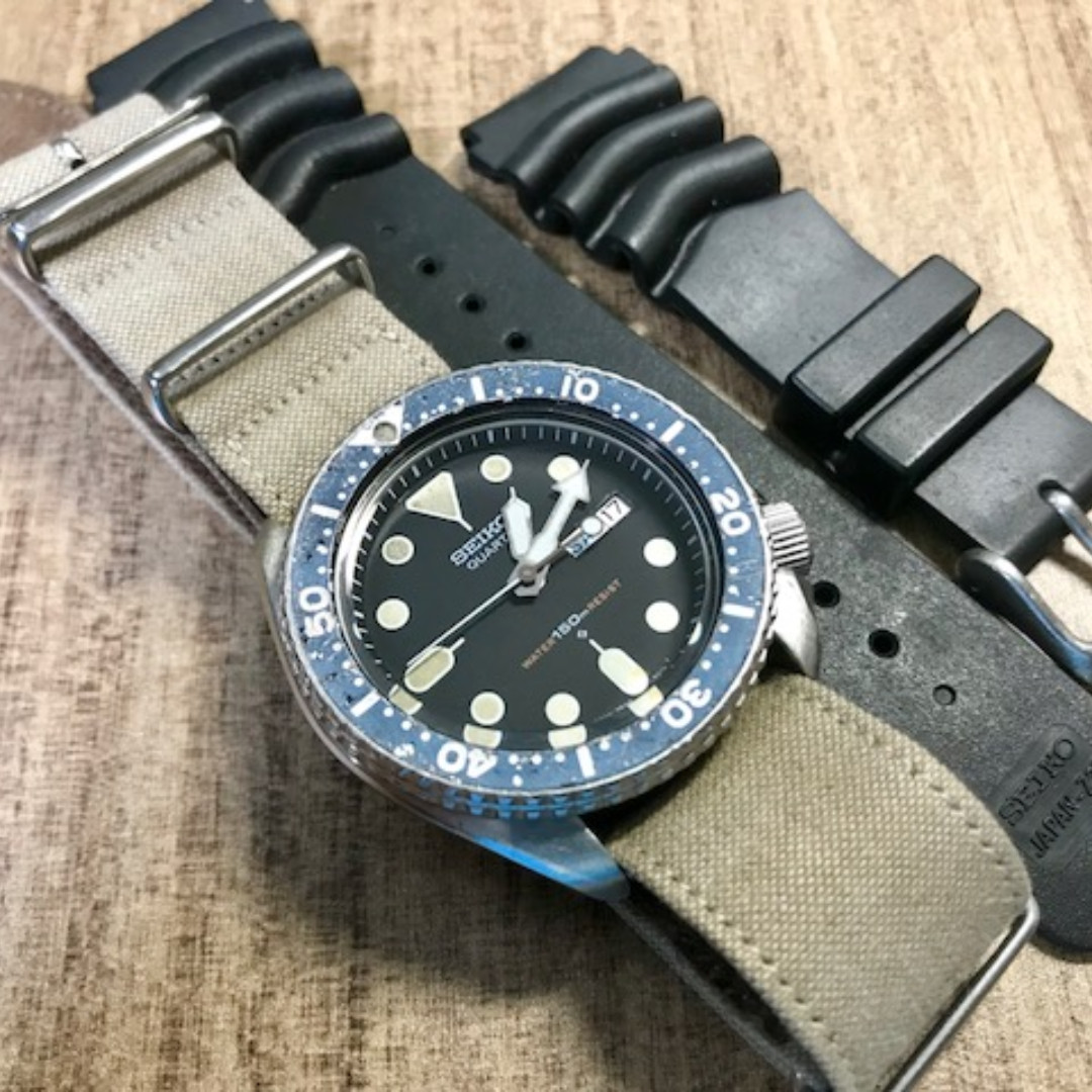 Vintage Seiko Diver 7548-7000 Quartz, Men's Fashion, Watches Accessories,  Watches On Carousell 