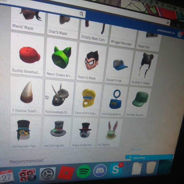 Roblox Account Toys Games Video Gaming Video Games On Carousell - roblox buxsplosion decal