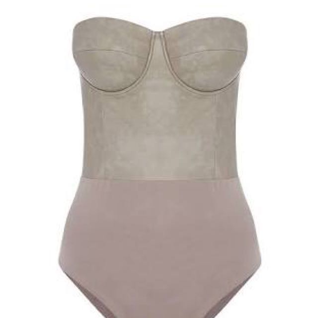 bustier leotard