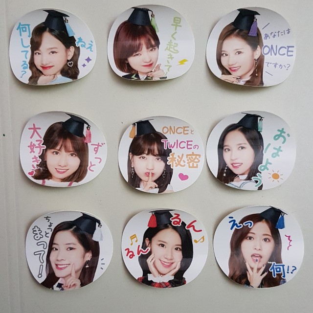 Twice Candy Pop Showcase 18 Japan Kuji Stickers And Coupons Hobbies Toys Memorabilia Collectibles K Wave On Carousell