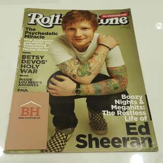 Rolling Stone magazine Ed Sheeran
