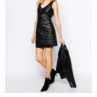 ASOS faux leather dress