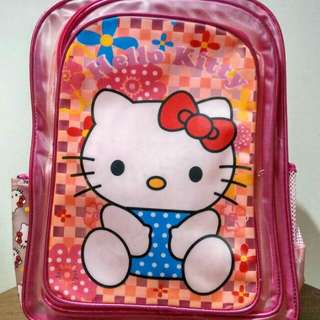 HELLO KITTY Tas Ransel Sekolah Transparan Anti Air