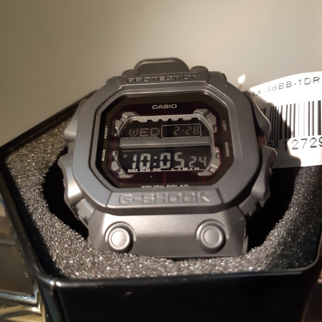 全新CASIO G-SHOCK GX-56BB-1DR 全黑大隻佬, 名牌, 手錶- Carousell