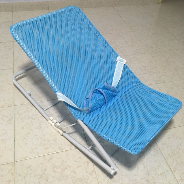 Blue baby rocker hot sale