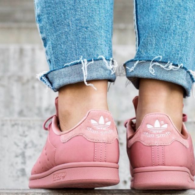 Stan smith hotsell white raw pink