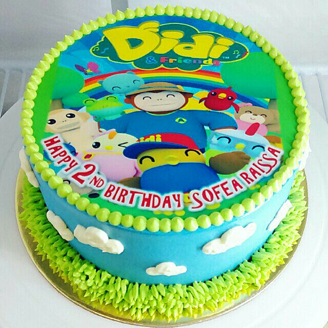 Didi And Friends Customise Photo Cake Food Drinks Baked Goods On Carousell