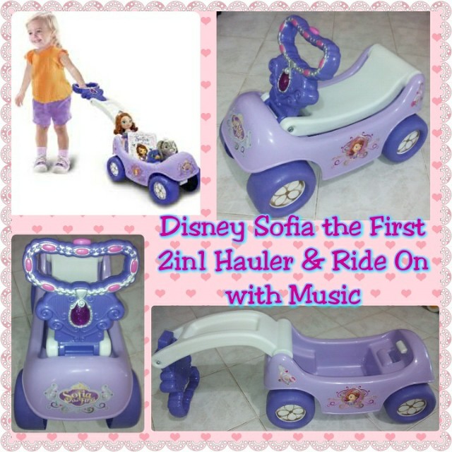 Sofia the first ride on sale toy