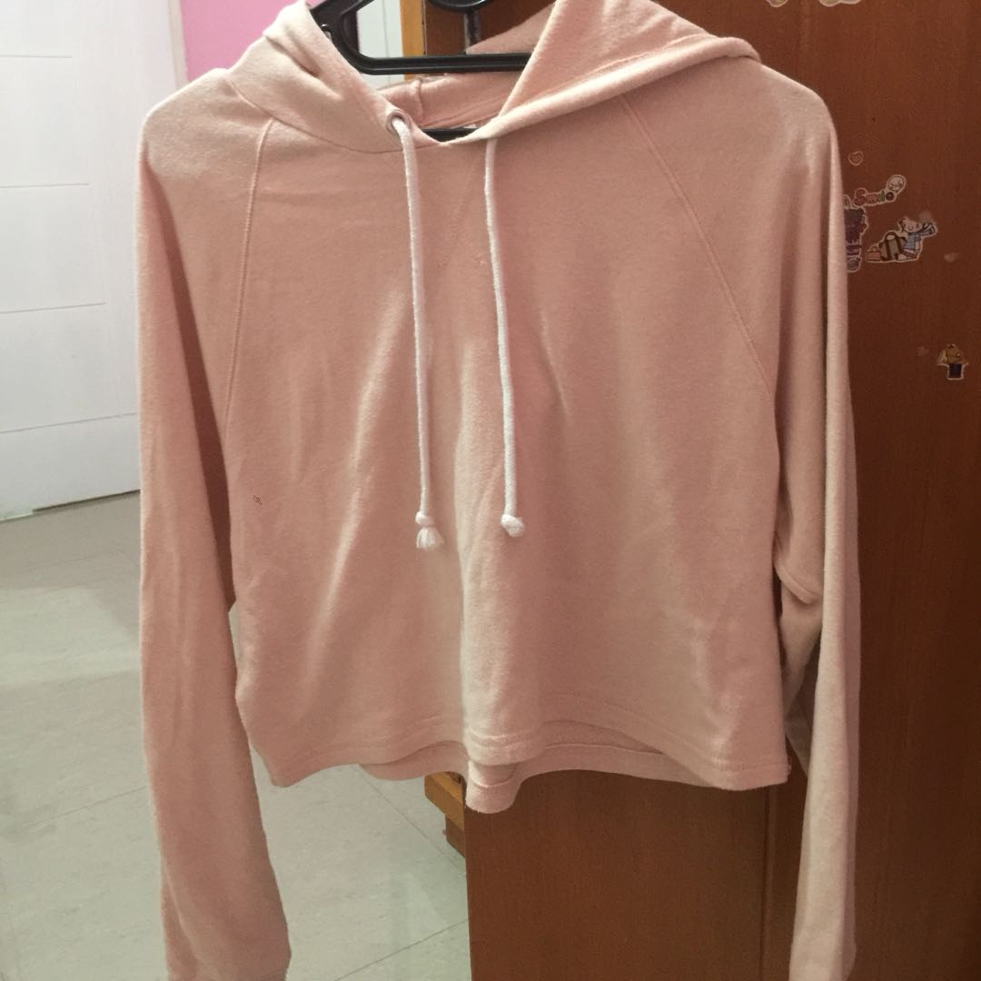 harga hoodie crop h&m