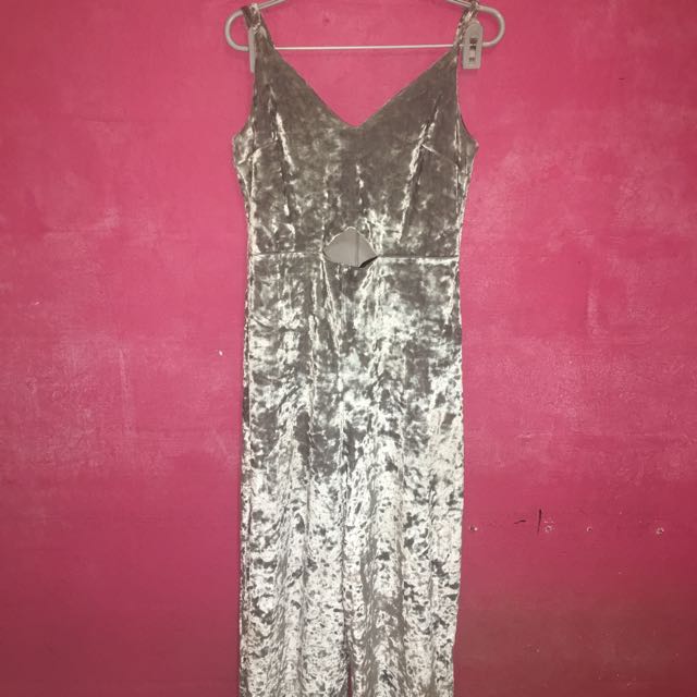 Miss selfridge outlet velvet jumpsuit