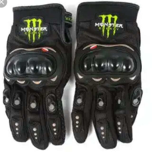 monster bike gloves