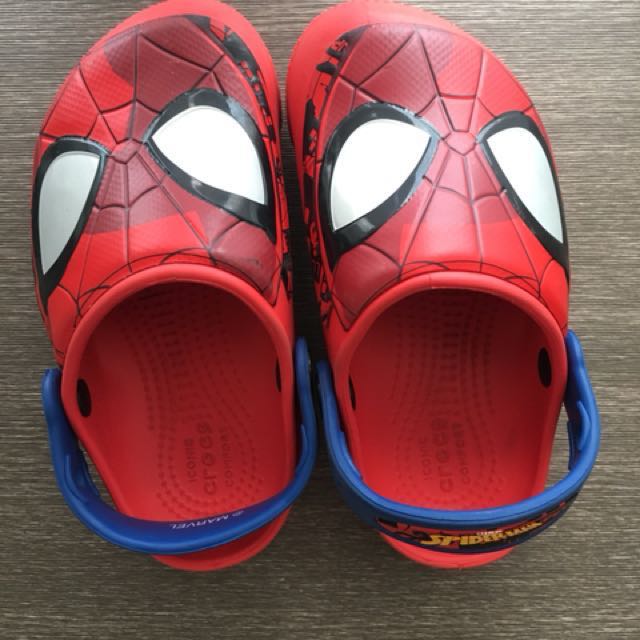 spiderman crocs size 10
