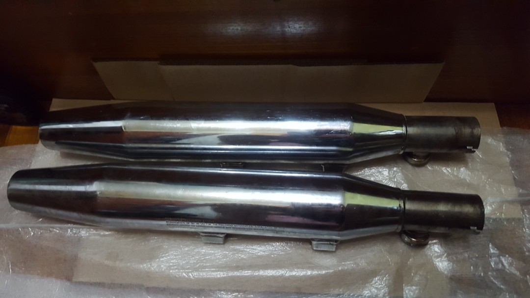 Sportster Stock Exhaust Cat Removed Motorbikes Motorbike