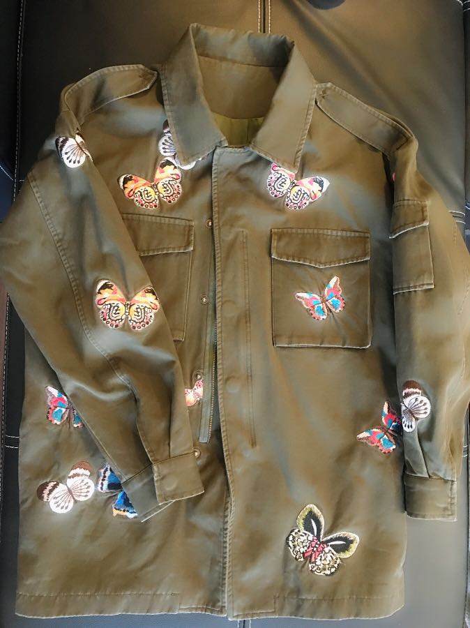 Valentino cheap butterfly jacket