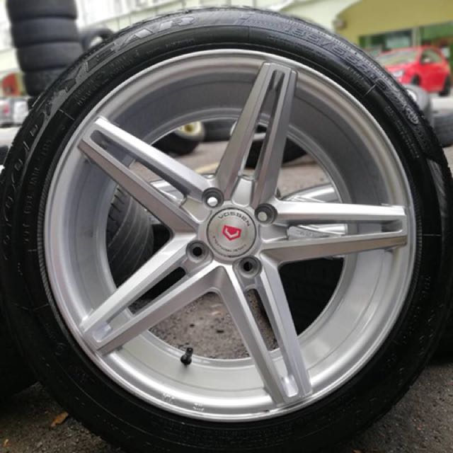 Vossen Cv5 16 Inch Sports Rim Honda City Tyre 70 Pergi Shoping Tudung Nelofaaa Boss Harga Kita Bagi Offaaaa Auto Accessories On Carousell