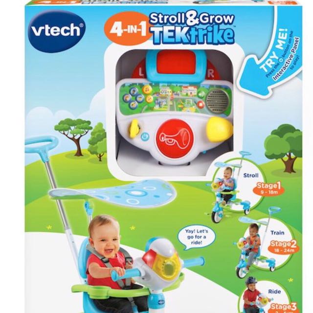 vtech 5 in 1 stroll & grow trike