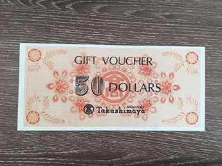 Takashimaya Vouchers