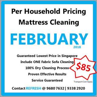 (Feb’18) Mattress Cleaning