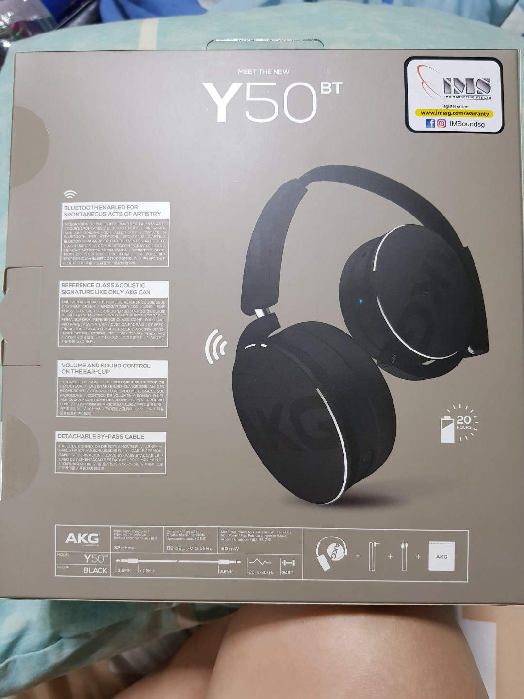 AKG Bluetooth Headphones, Audio, Headphones & Headsets on Carousell