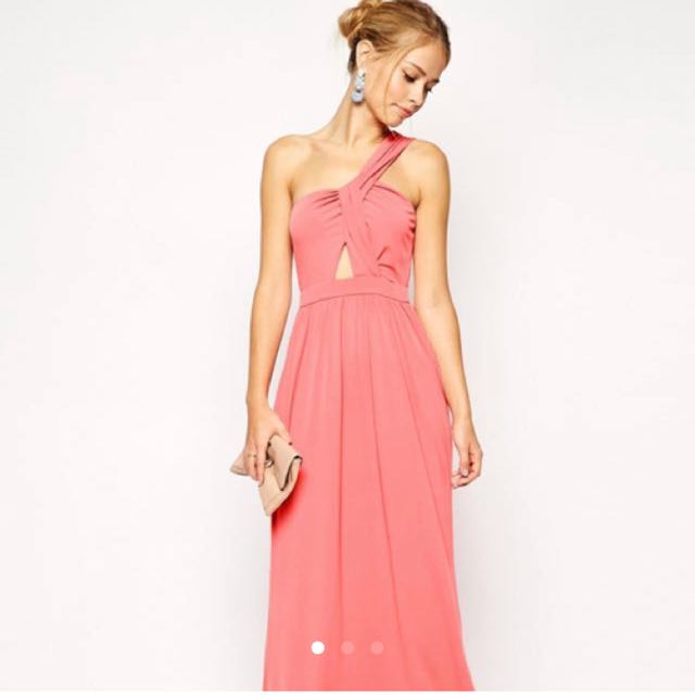 One Shoulder Grecian Dress