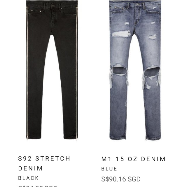 MNML LA M1 Denim, Men's Fashion, Bottoms, Jeans on Carousell