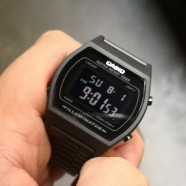 triple black casio