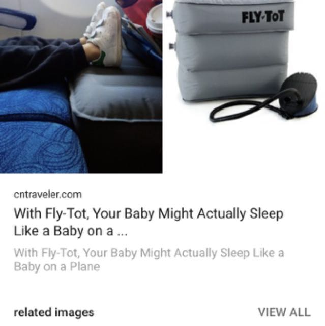Fly tot inflatable seat extension, Babies & Kids, Babies & Kids Fashion