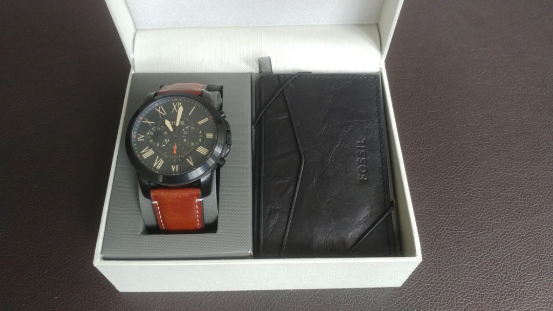 Fossil Watch Grant Chronograph FS5335set