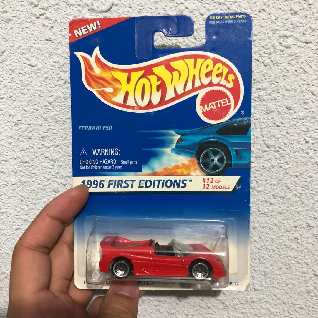 hot wheels 1996 first editions ferrari f50