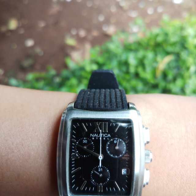 Jam NAUTICA A14519, Fesyen Pria, Jam Tangan di Carousell