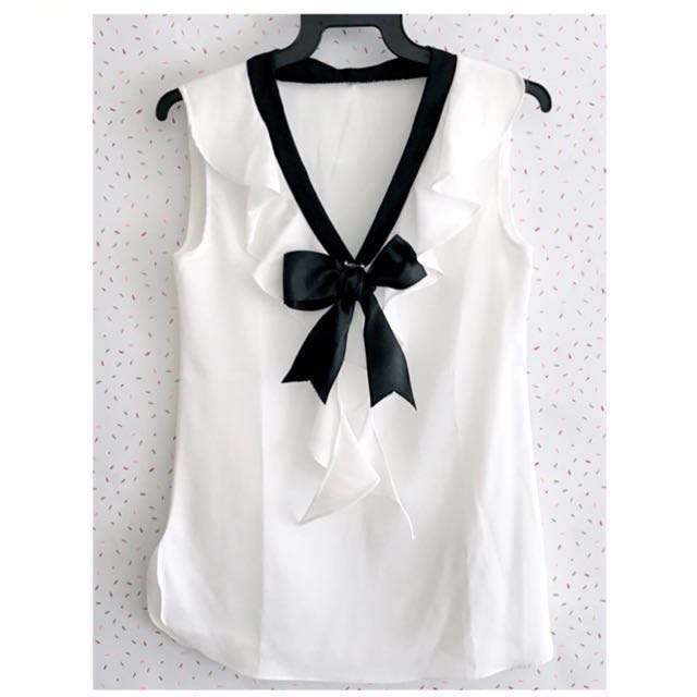 Korean sleeveless blouse sale