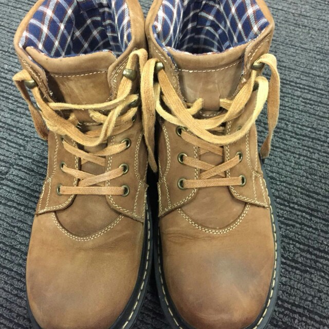 Leather Boots Jim Joker Original Fesyen Pria Sepatu Di Carousell