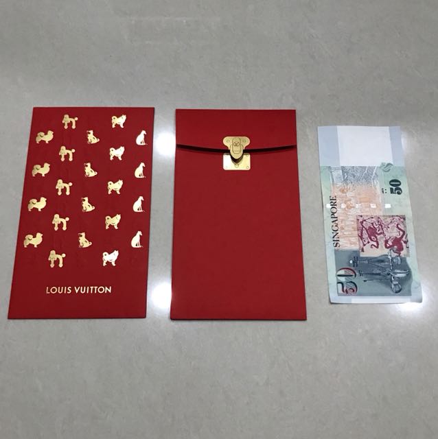 2018 Louis Vuitton LV red packet / AngPao/ Angpow box set